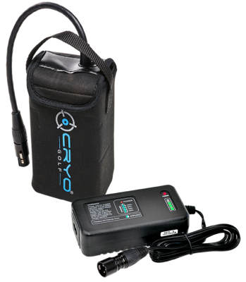 Cryo 9 Ah-batteri og v3-oplader